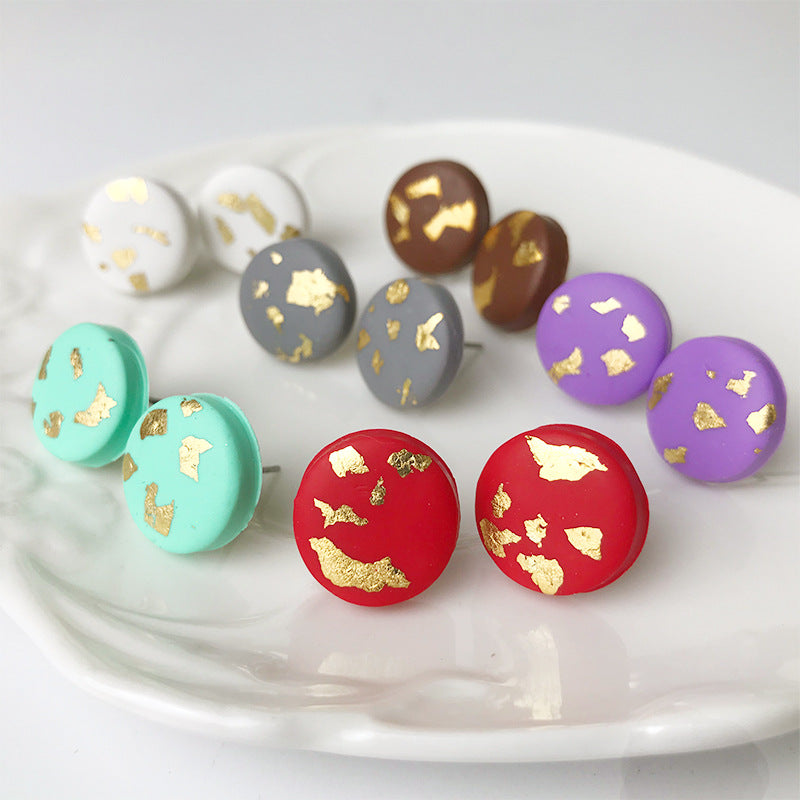 *RTS* Gold Fleck Clay Studs