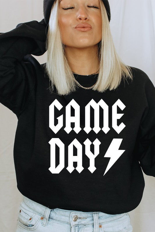 Game Day Band Inspired Puff Vinyl Sweatshirt