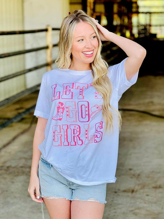 Let's Go Girls Pink Western