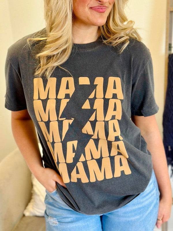 Mama Hollow Lightning Bolt Stack Tee