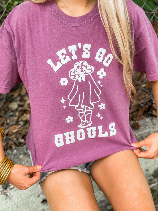 Let's Go Ghouls Ghost Cowgirl Puff