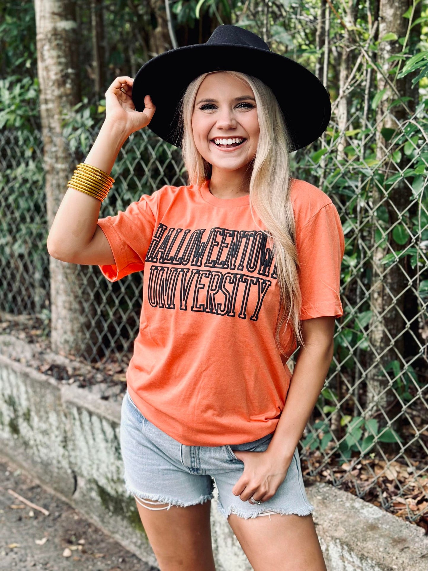 Halloweentown University Varsity Outline Puff Tee