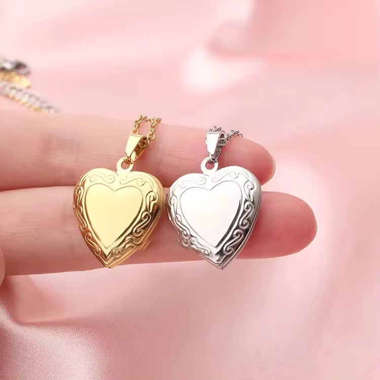 Heart Locket Necklace RTS