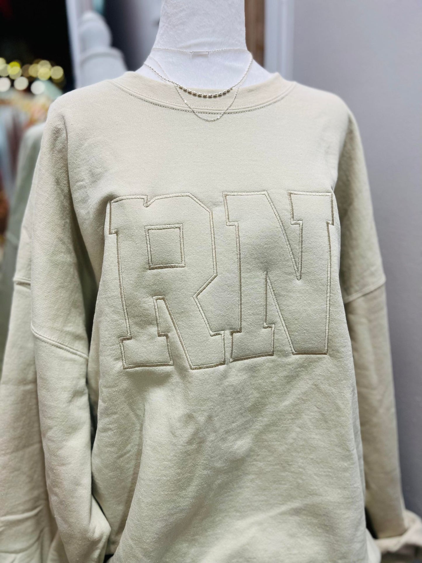 RN Embroidered Sweatshirt