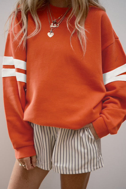 Varsity Stripe Sweatshirt *MULTIPLE COLORS* RTS