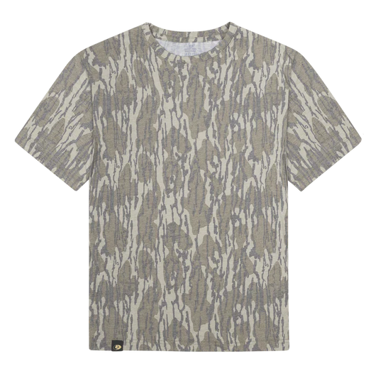 Hard Fought Hallelujah Camo Puff Graphic Tee Shirt