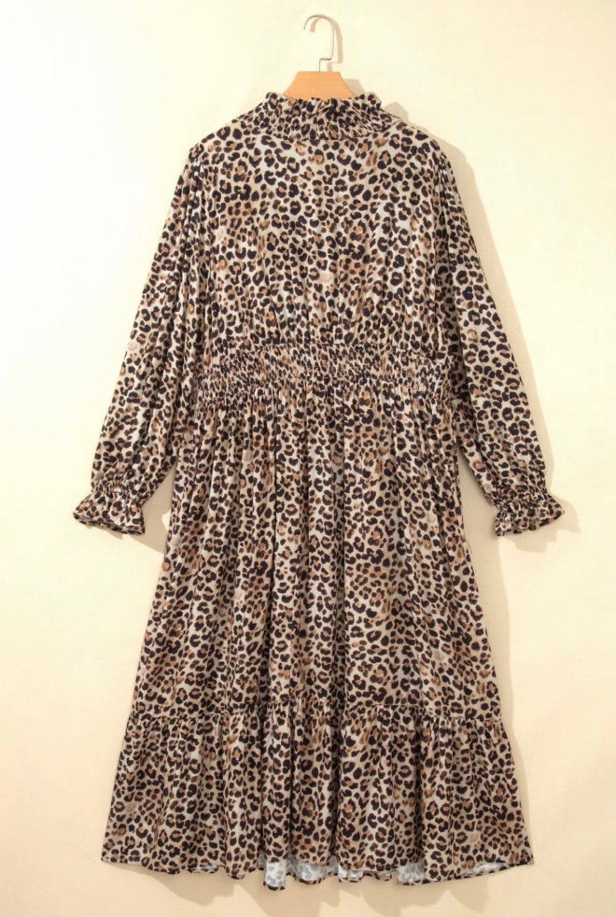 Brown Leopard Plus Dress