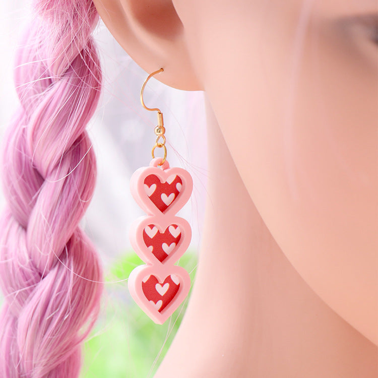 *RTS* Acrylic Heart Dangles