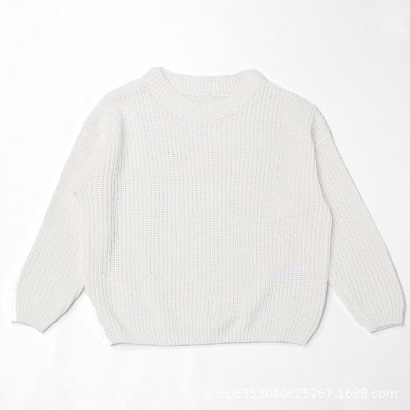 PREORDER: Custom Chunky Knit Oversized Sweater (blank or custom) 10.13.25