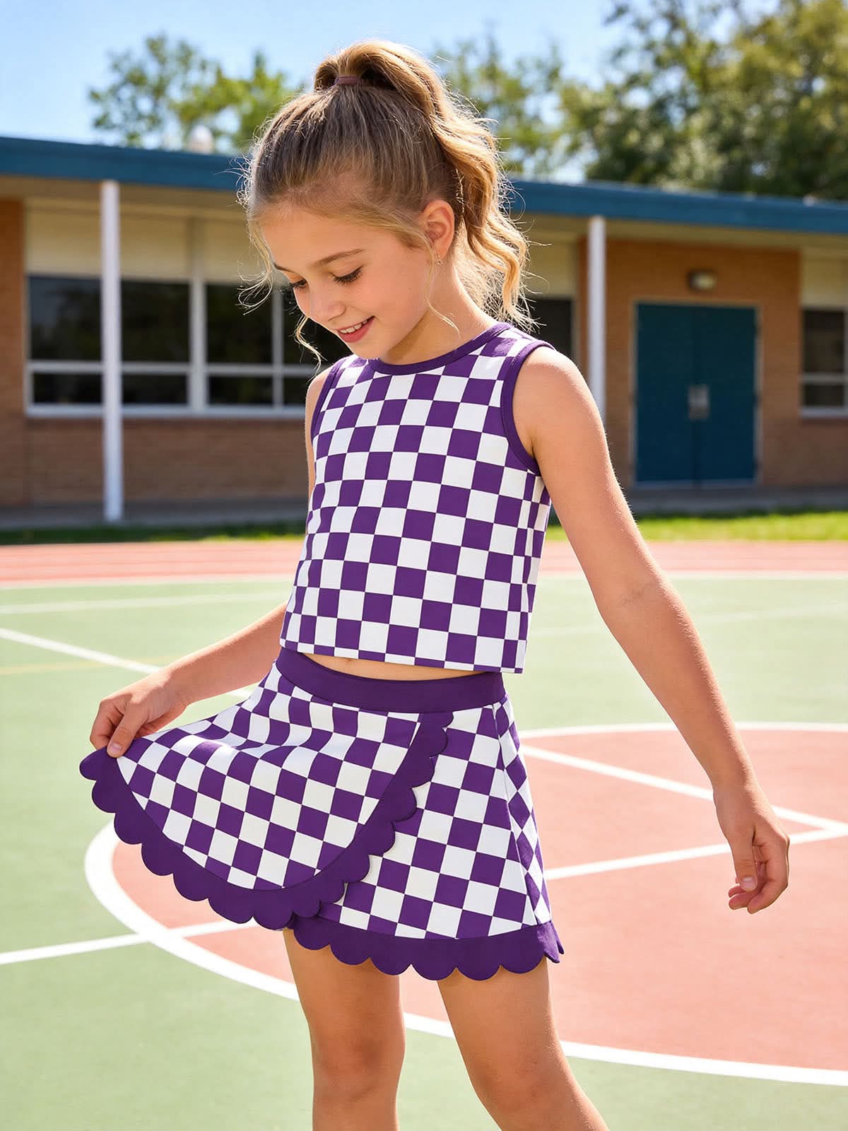 Preorder: Custom Logo Girls Athletic Set