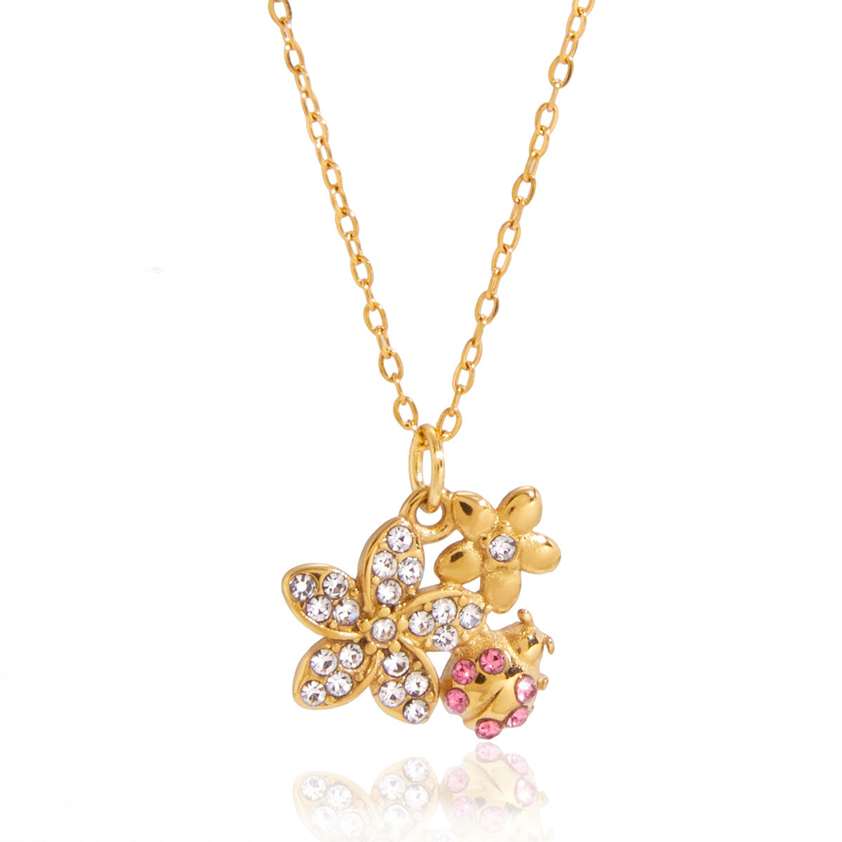 PREORDER: Golden Garden Layered Charm Necklace Set