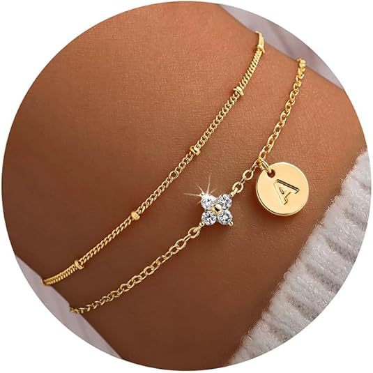 Preorder: Sparkle Initial Charm Bracelet