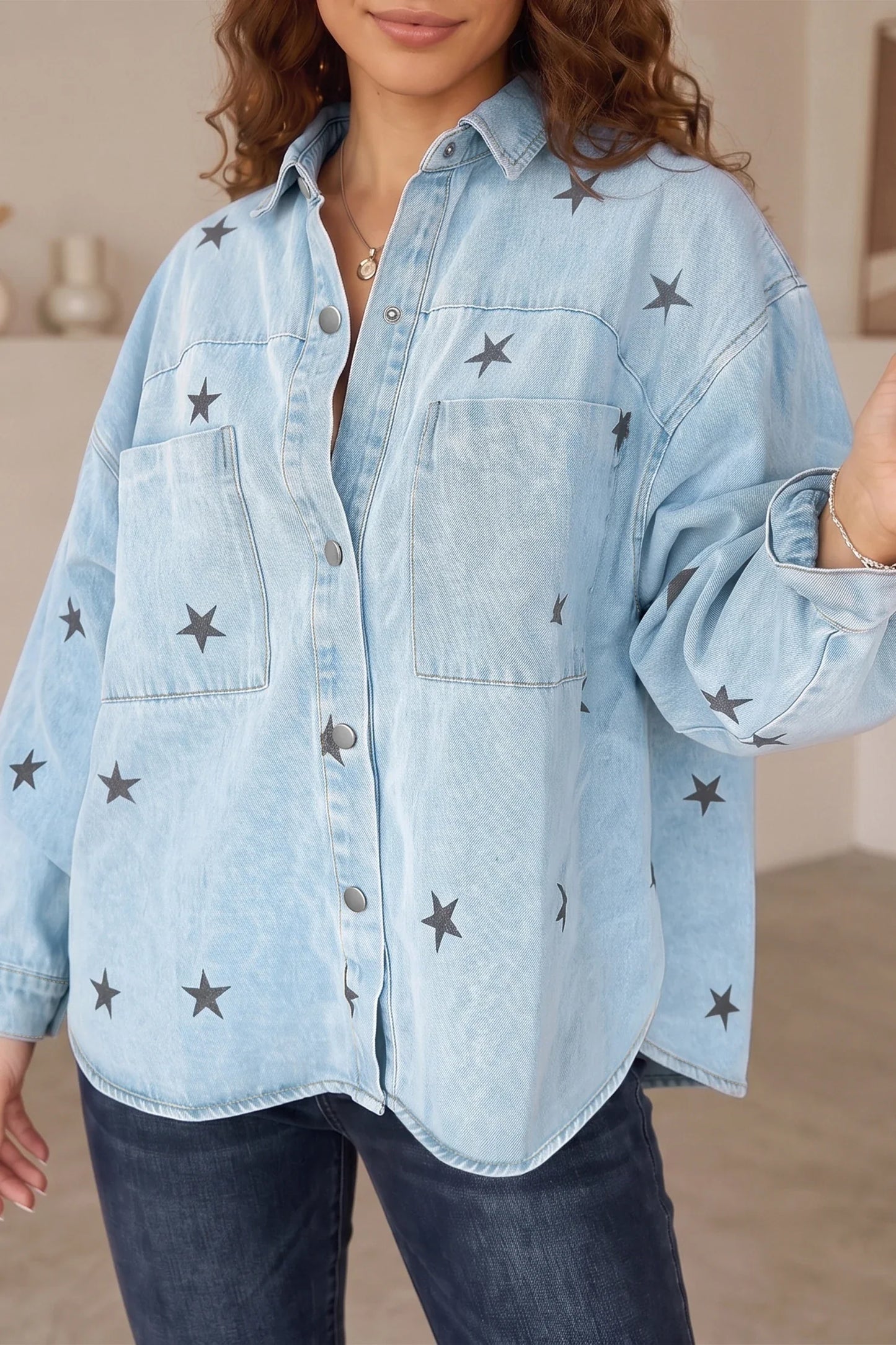 PREORDER: Giselle High Quality Denim Shacket  8.24.26