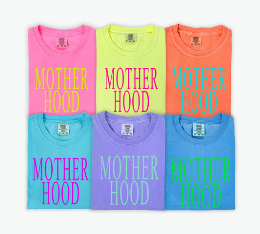 Motherhood Neon Summer DTF Tee