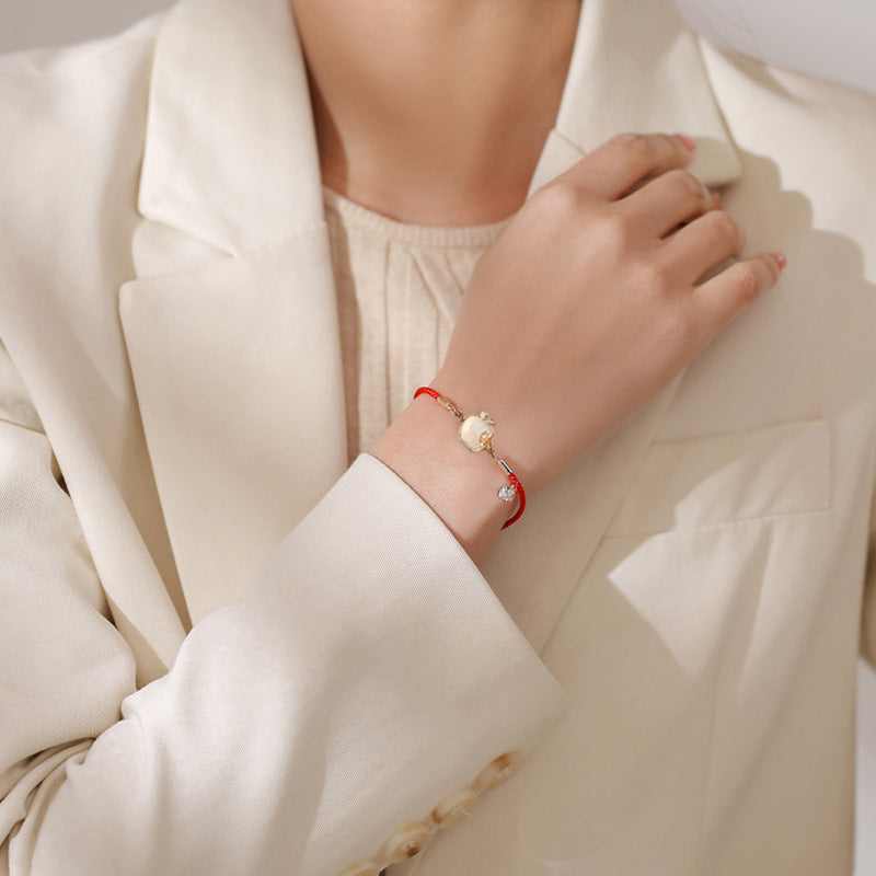 Corded Apple Bracelet