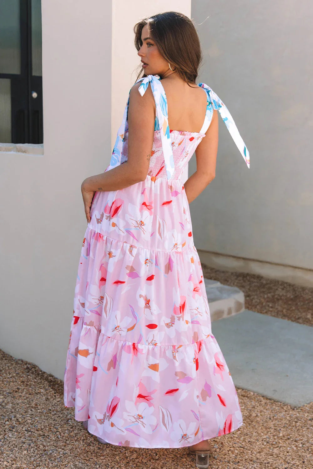 Blush Blossom Maxi Dress