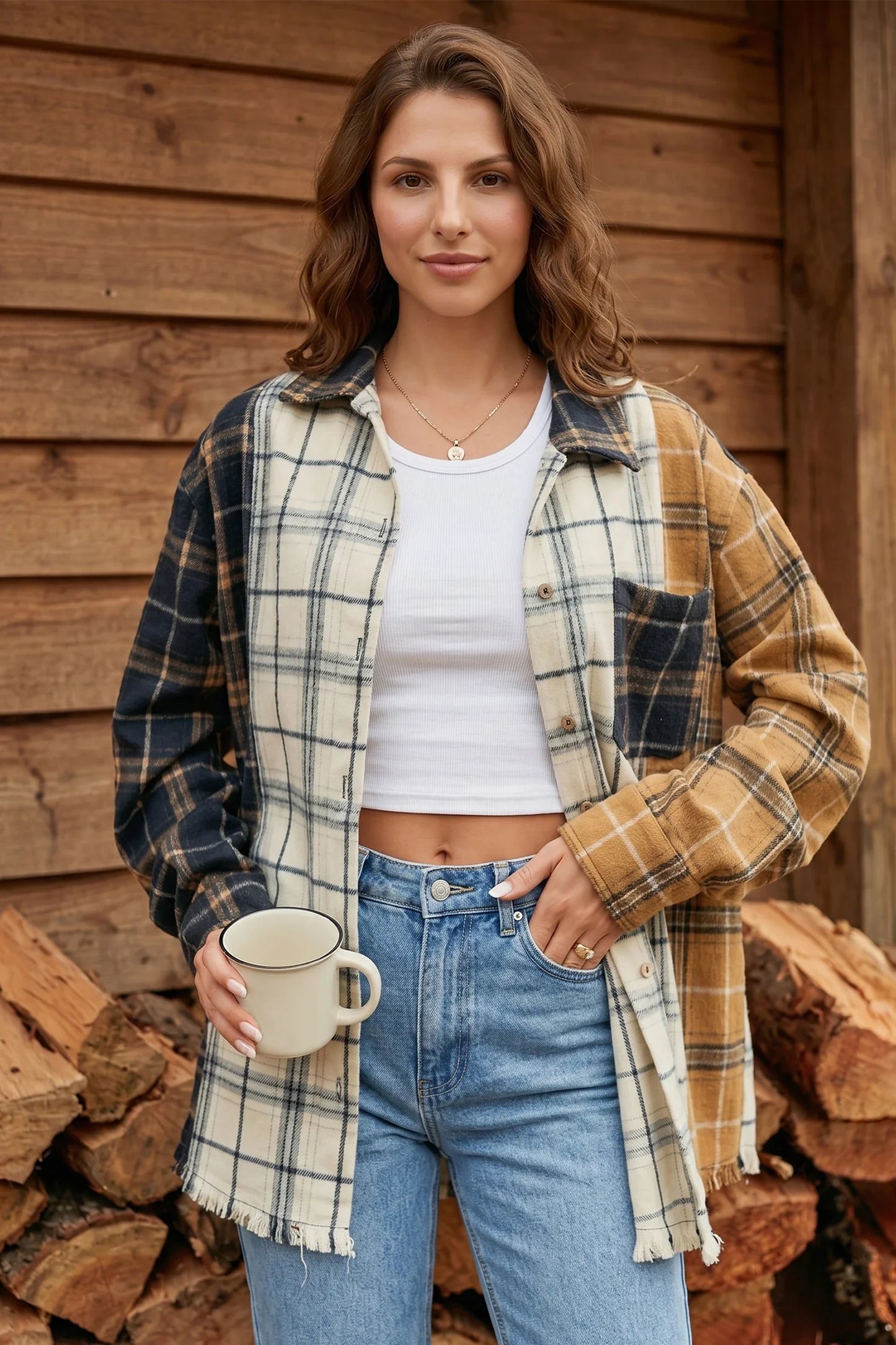 PREORDER: Haisley Multi-Plaid Top  8.3.26