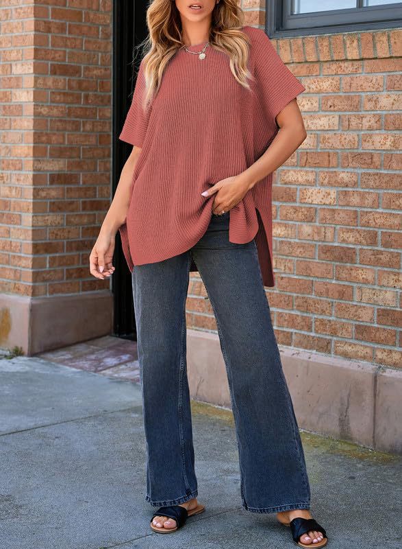 PREORDER: Becks split knit tunic 10.13.25
