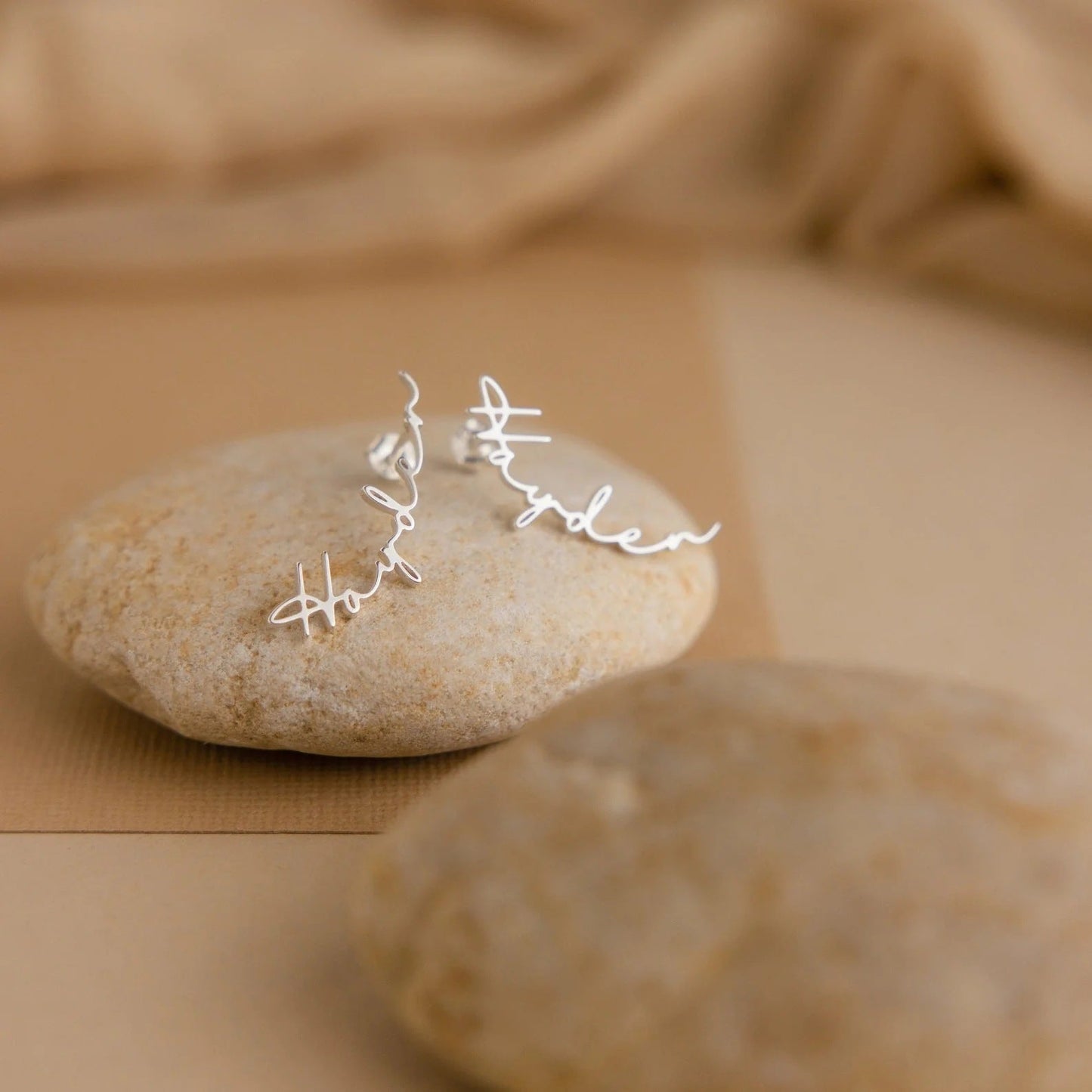 PREORDER: The Signature Script Earrings 8.24.26