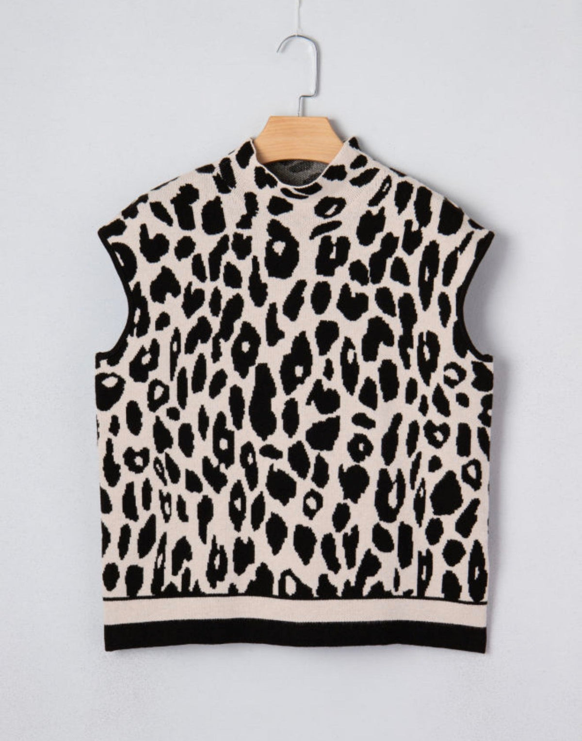Black Leopard Sweater