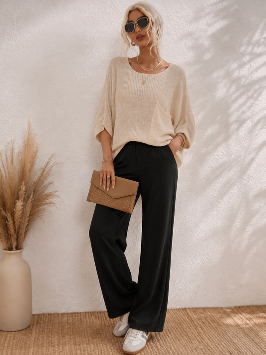 PREORDER: Wrenlee Boxy Lightweight Sweater  8.31.26 OSYM