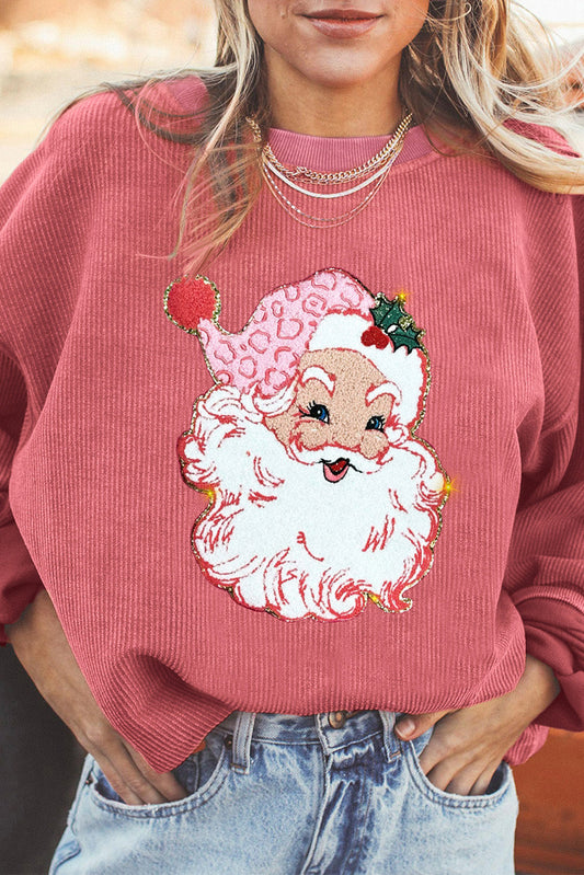 Retro Ribbed Santa Sweatshirt RTS
