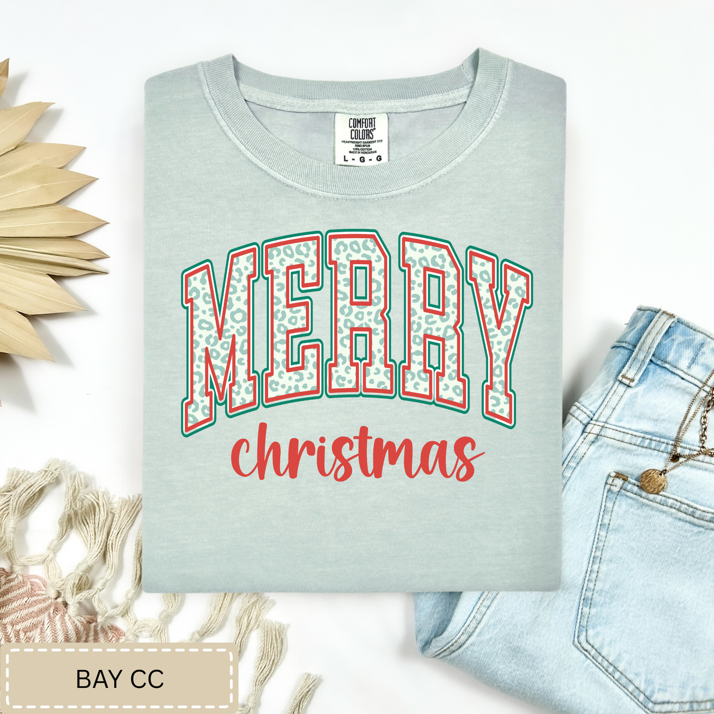 Leopard Merry Christmas Tee.