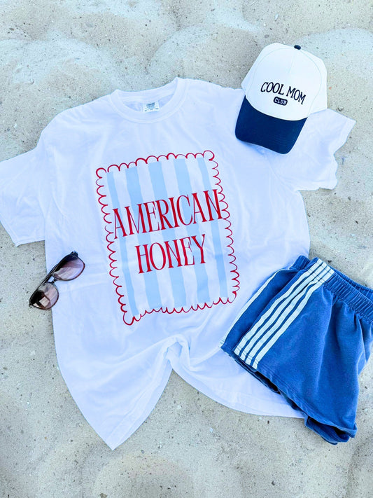 American Honey JULY43 DTF Striped Top