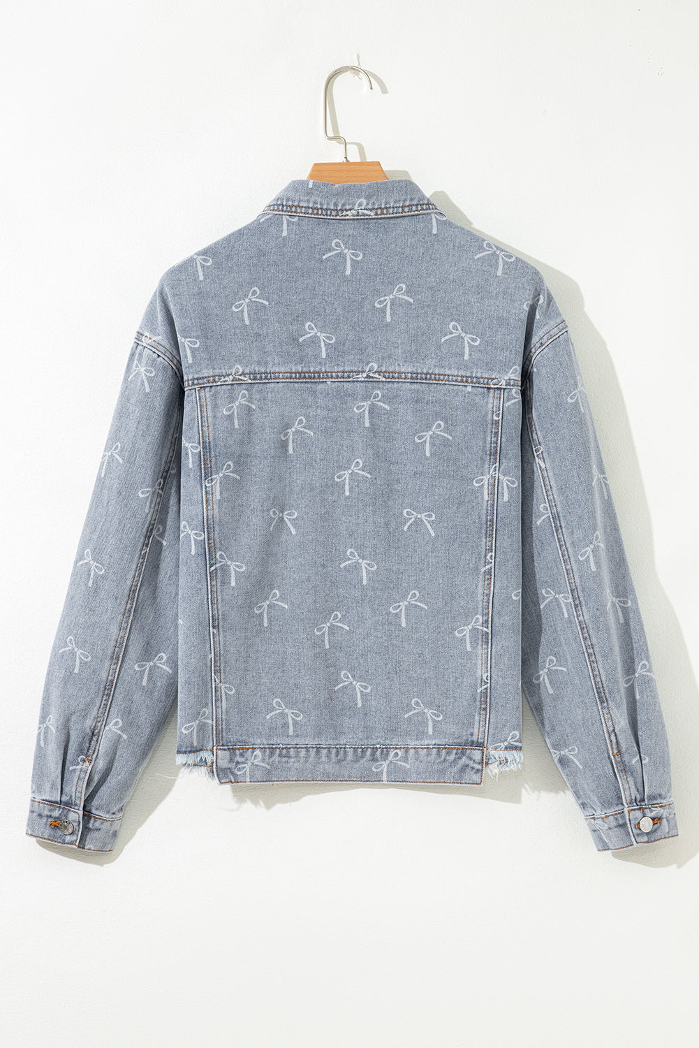 PREORDER: Amora Denim bow jacket 10.13.25