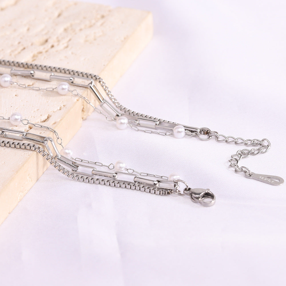 Preorder: Triple Chain Necklace