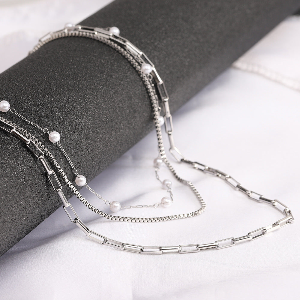 Preorder: Triple Chain Necklace