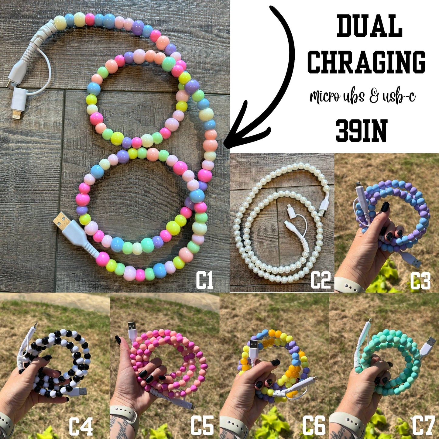 PREORDER: RERUN Dual Beaded Phone Charger 6.29.26