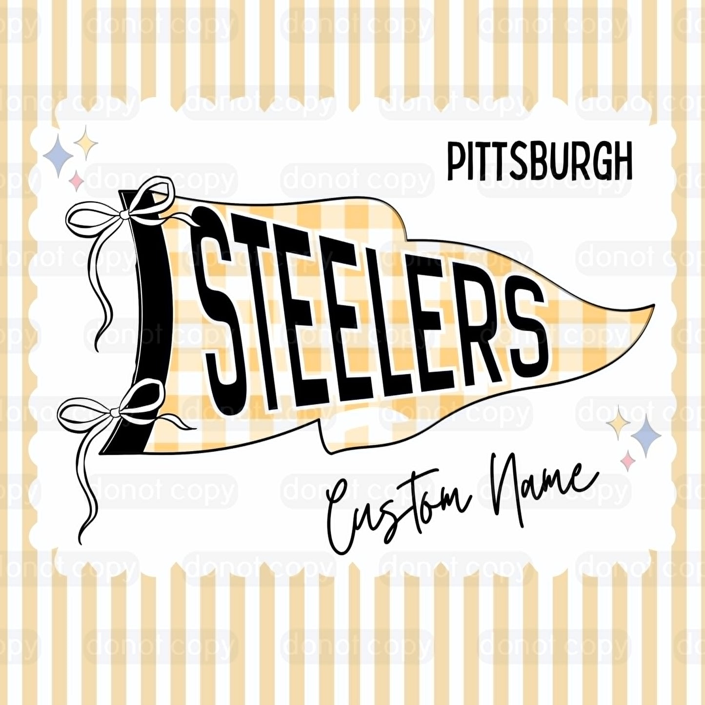 PREORDER: Custom Pennant Flag Pillowcase  7.6.26