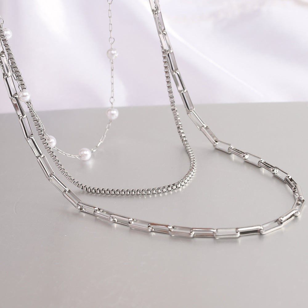 Preorder: Triple Chain Necklace