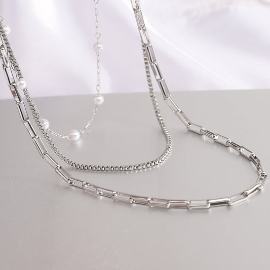 Preorder: Triple Chain Necklace