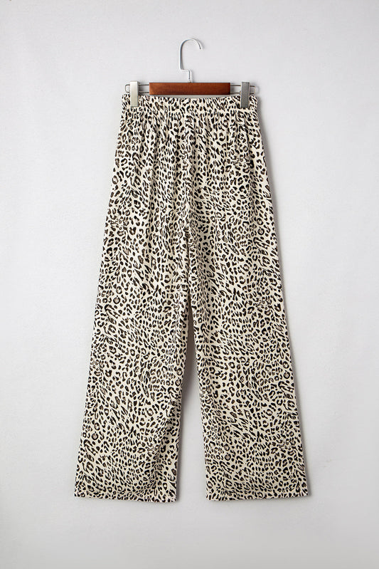 Brown Leopard Loose Pants RTS