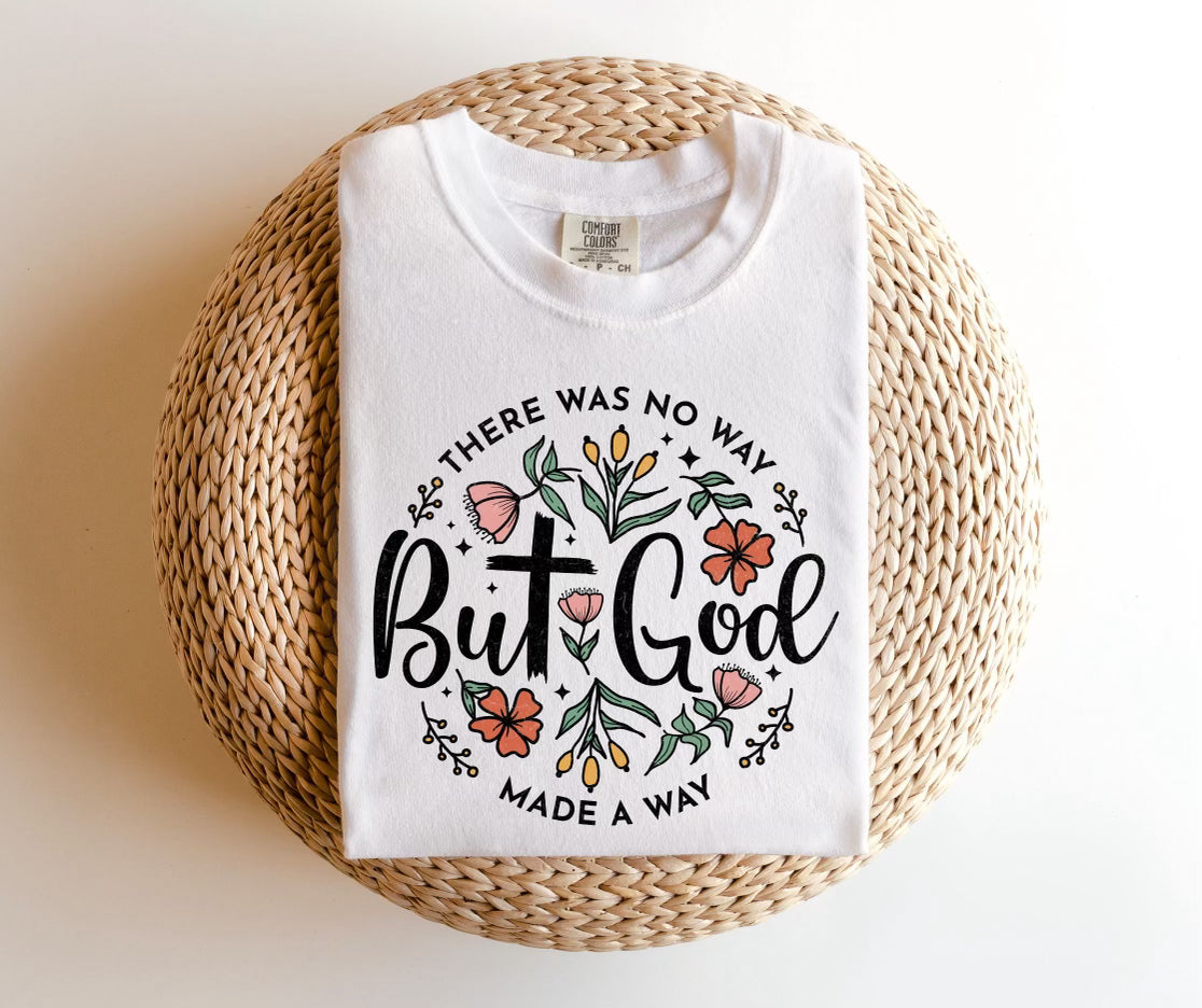 But God Floral TEE.