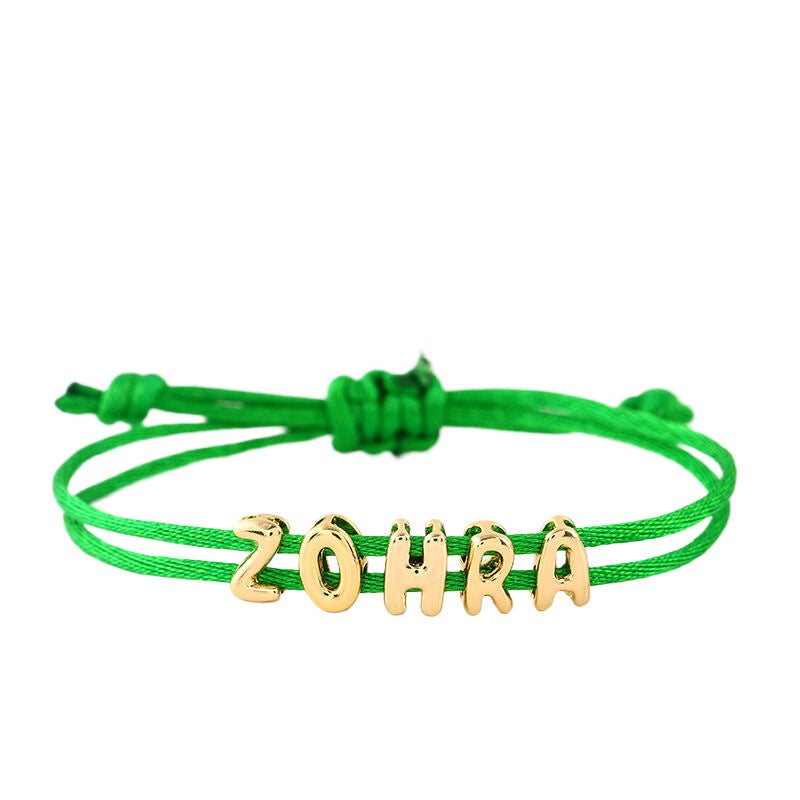Preorder: Personalized Name String Bracelet
