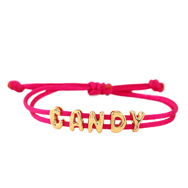 Preorder: Personalized Name String Bracelet