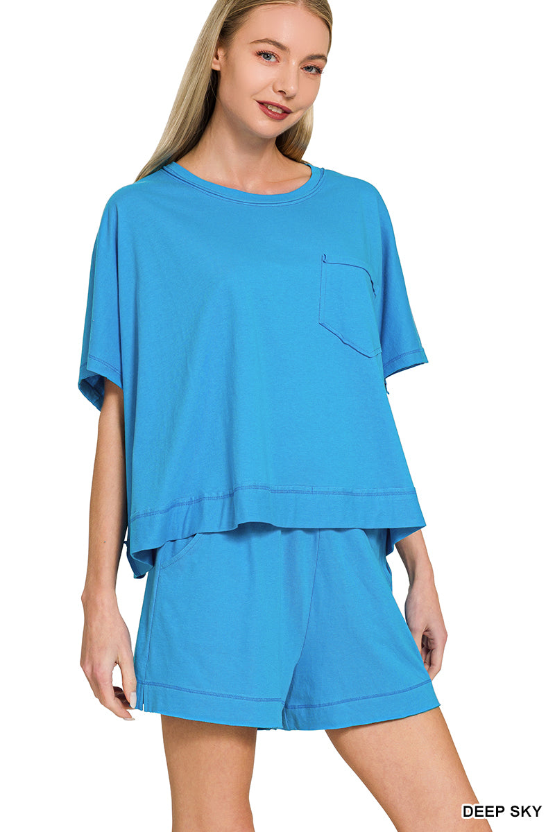 Exposed-Seam Boxy Set Zenana RTS