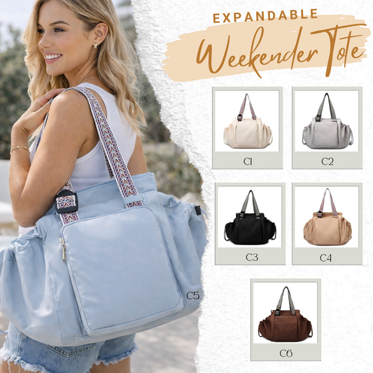 PREORDER: The Expandable Weekender Tote RERUN 6.15.26