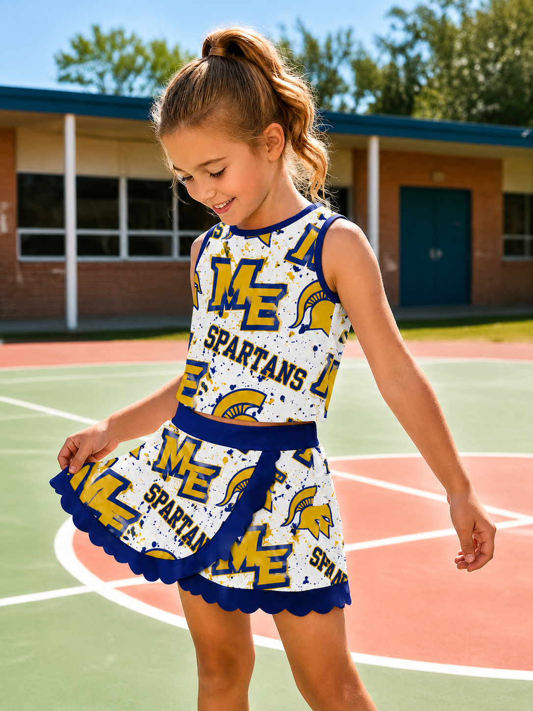 Preorder: Custom Logo Girls Athletic Set