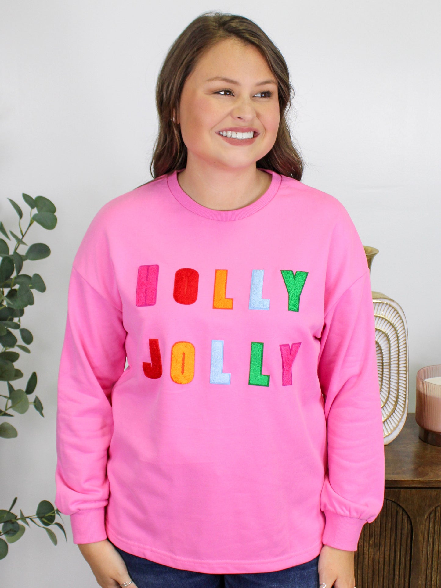 Holly Jolly Chenille Pullover RTS