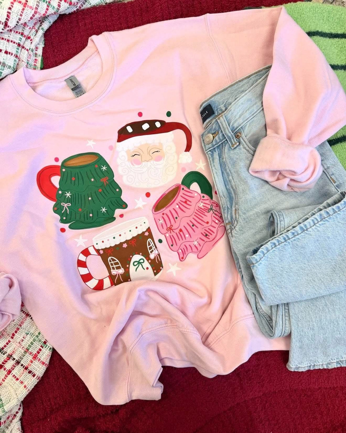 Christmas Mugs CMAS96 DTF Graphic Top
