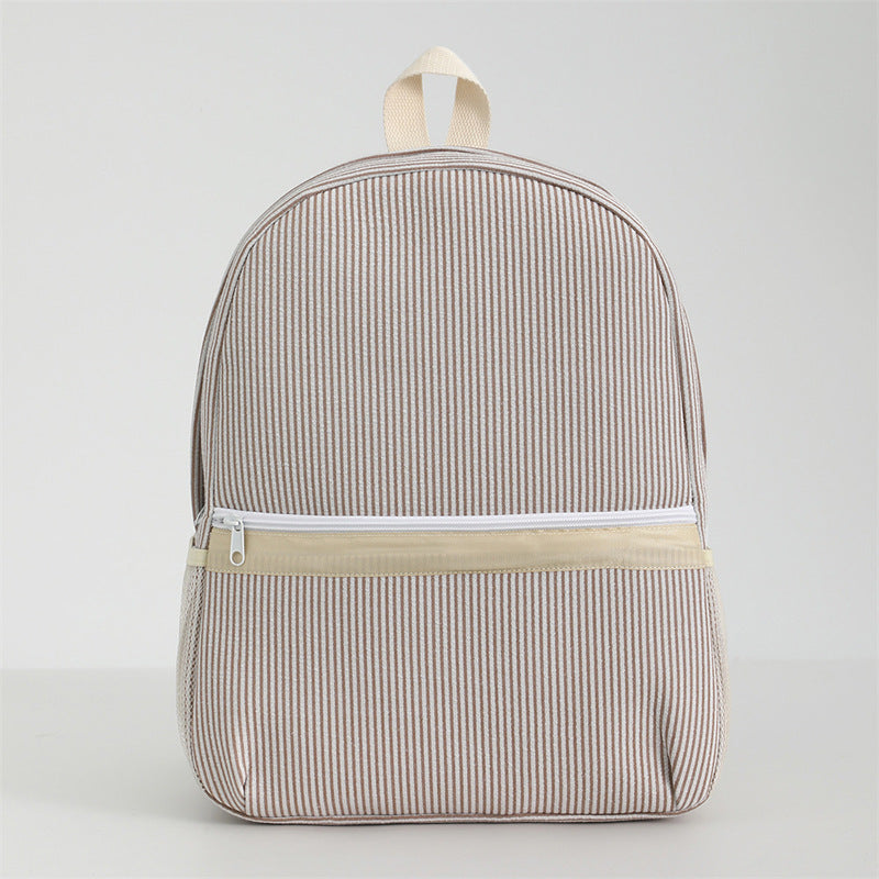 PREORDER: Custom Seersucker Backpack RERUN 7.13.26