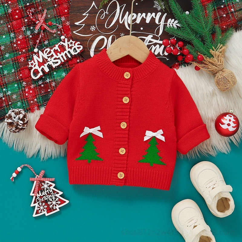 PREORDER: Kids Tree or Santa sweater 10.13.25