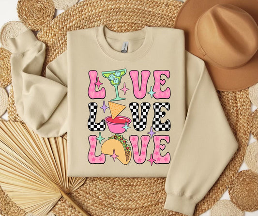 Love Love Love Taco SWEATSHIRT.