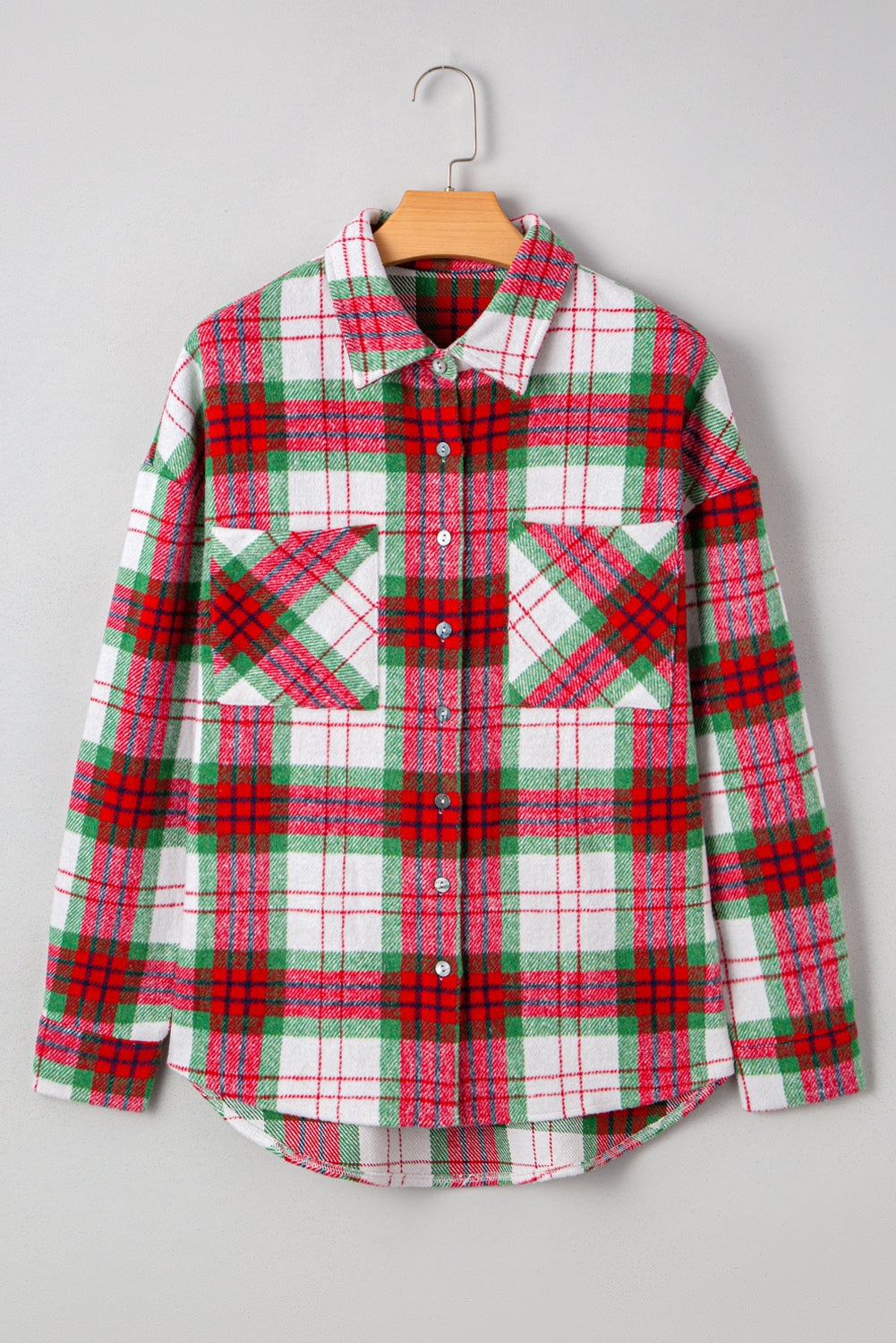 Red Plaid Flannel Jacket RTS