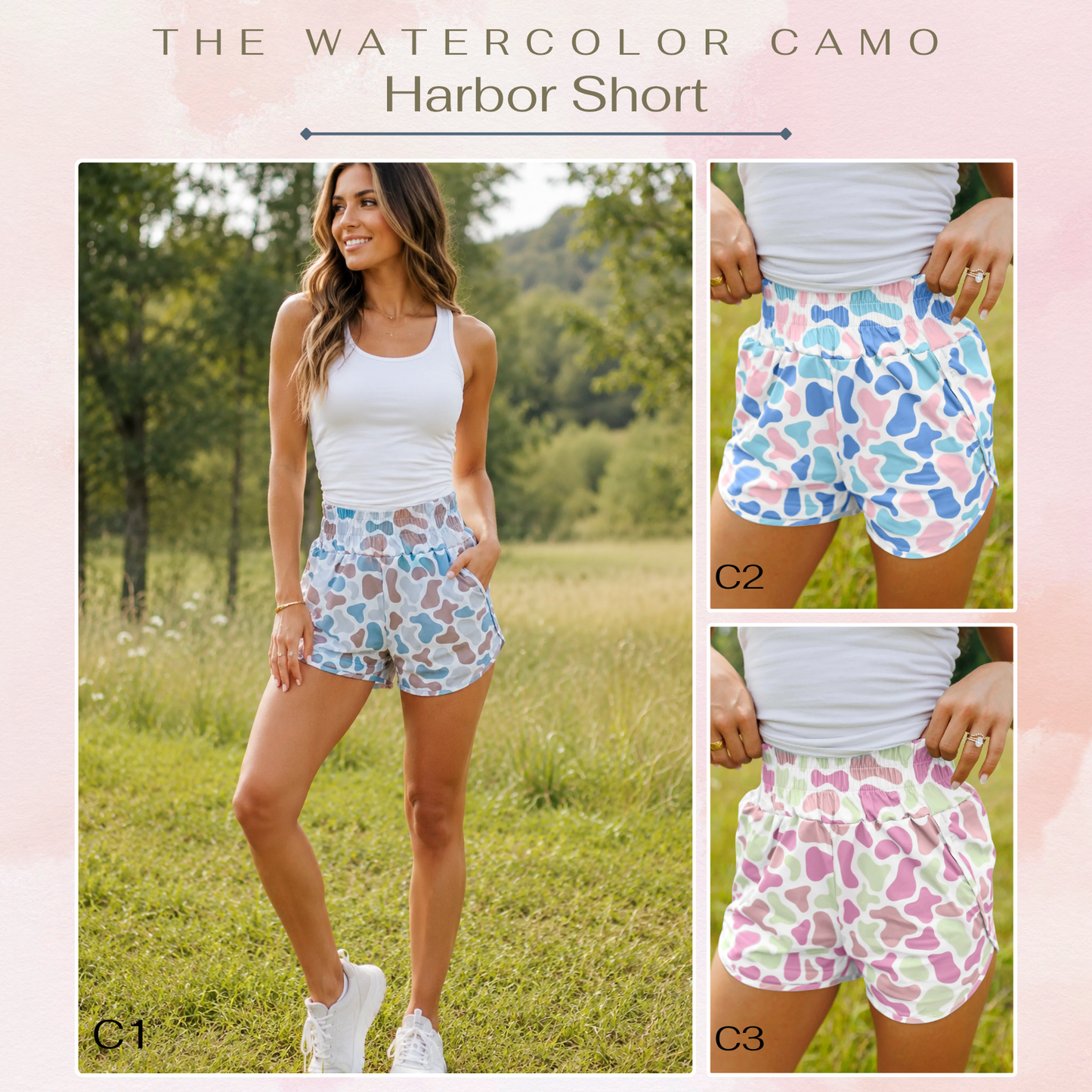 PREORDER: The Watercolor Camo Harbor Short 6.15.26
