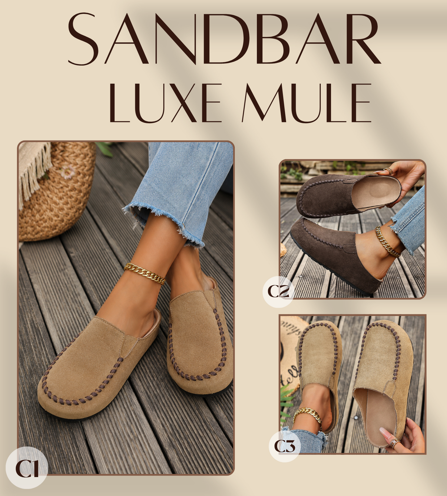 PREORDER: The Sandbar Luxe Mule RERUN 7.27.26